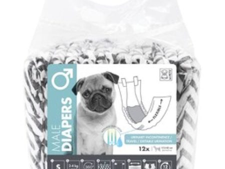 M Pets Diapers for Male Dogs (17.5x42cm) Online Sale