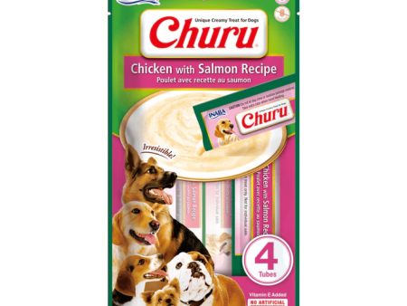 INABA Churu Chicken with Salmon Flavour Dog Treats Online now