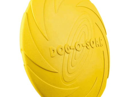 Trixie Floatable Natural Rubber Disc Toy for Dogs (Yellow) Online now