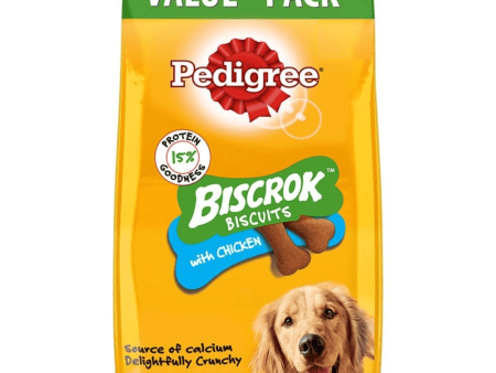 Pedigree Chicken Flavour Biscrok Biscuits Dog Treats (900g) Online