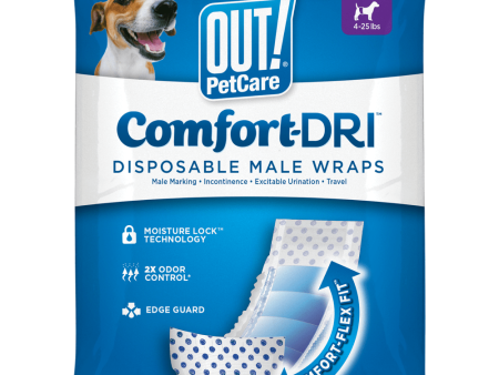 OUT! Disposable Diapers for Male Dog (33x46cm) Online now