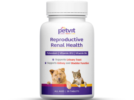 Petvit Reproductive Renal Health Tablet for Dogs and Cats Online now