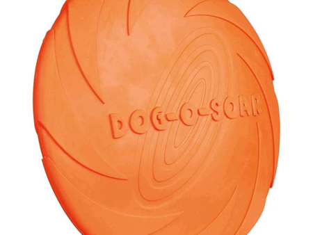 Trixie Floatable Natural Rubber Disc Toy for Dogs (Orange) Hot on Sale