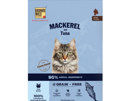 Bruno s Wild Essentials Mackerel & Tuna Cat Wet Food Online now