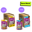 Whiskas Tuna in Jelly Meal and Chicken Gravy Adult Cat Wet Food Combo Online Sale