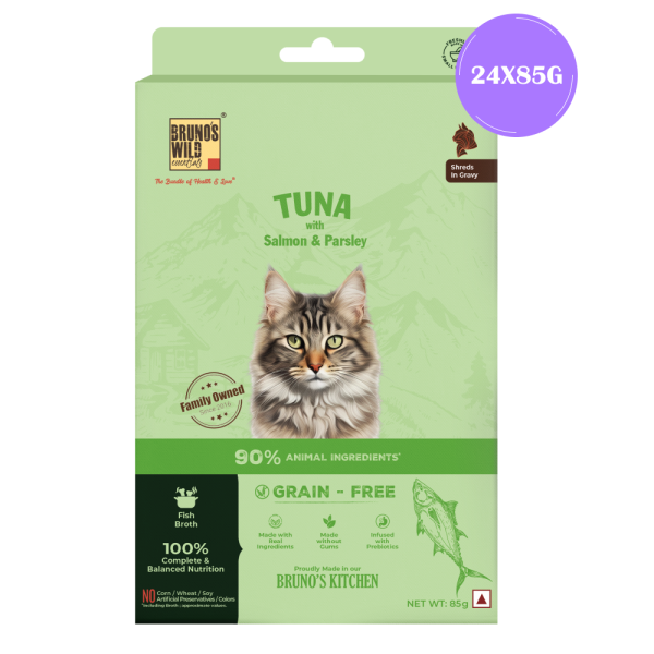 Bruno s Wild Essentials Tuna with Salmon & Parsely Cat Wet Food For Sale