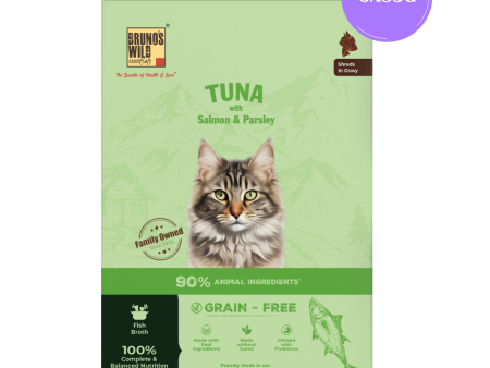 Bruno s Wild Essentials Tuna with Salmon & Parsely Cat Wet Food For Sale