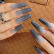 Wholesale Black Gradient Nail Patch Online Sale