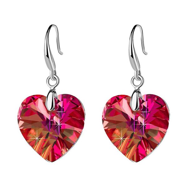 Wholesale Ocean Star Heart Glass Earrings on Sale