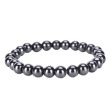 Wholesale Glass Obsidian Hematite Magnetic Anklet Online