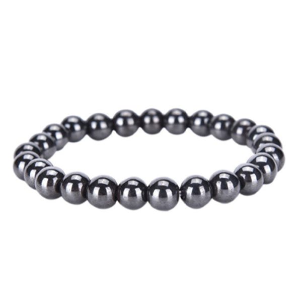 Wholesale Glass Obsidian Hematite Magnetic Anklet Online