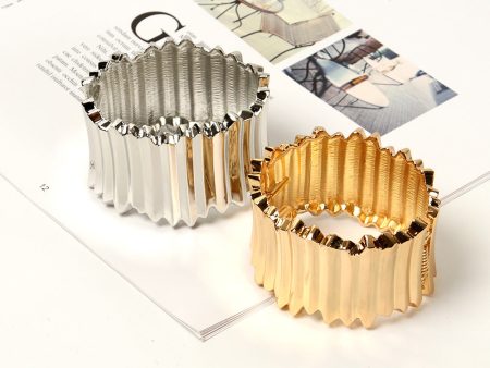 Wholesale Irregular Wide Alloy Bracelet Discount