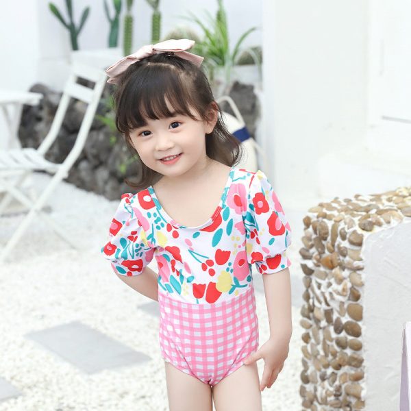 Wholesale Baby One Piece Nylon Swimwear Hot on Sale