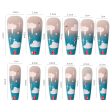 Wholesale Blue Sky Clouds Gradient Rhinestone Nail Stickers Online