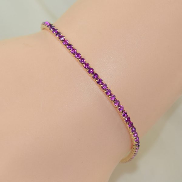 Wholesale 10Pcs Pack Color Zircon Rhinestone Bracelet Sale