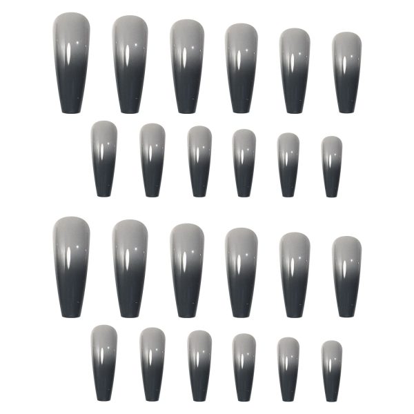 Wholesale Black Gradient Nail Patch Online Sale