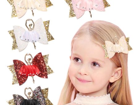 Wholesale Ballet Girl Glitter Rhinestone Hair Clips Discount