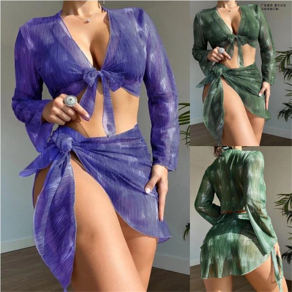 Wholesale Beach Sunscreen Bikini Polyester Swimwear Online