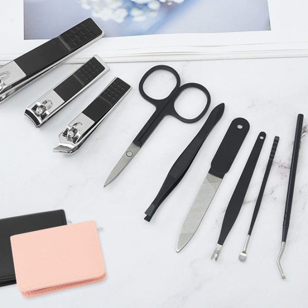 Wholesale Stainless Steel 9pcs Nail Trimming Tools Set on Sale