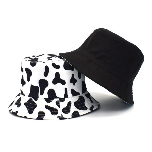 Wholesale Cotton Cow Print Bucket Hat Online now