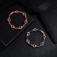 Wholesale Heart Hollow Flower Diamond Alloy Bracelet Online