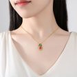 Wholesale Copper Diamond Carrot Pendant Creative Necklace Online Sale