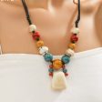 Wholesale Red Pendant Long Ceramic Necklace For Cheap