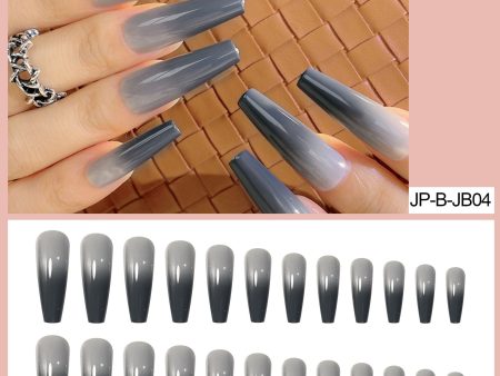 Wholesale Black Gradient Nail Patch Online Sale