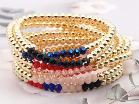 Wholesale Bohemian Gold Fastener Beads Bracelet Supply