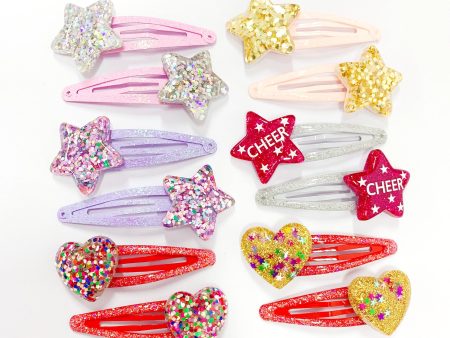 Wholesale 5cm Sequin Hair Clip Kids Gift Set For Cheap