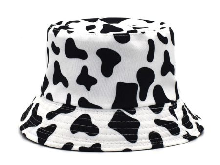 Wholesale Cotton Cow Print Bucket Hat Online now