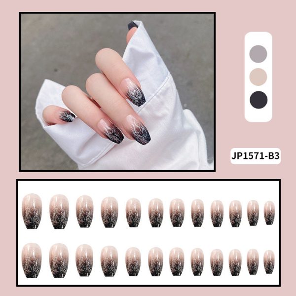 Wholesale Dark Flame Nail Patch For Cheap