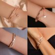 Wholesale Heart Geometric Crystal Bracelet Discount