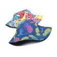 Wholesale Polyester Colorful Pineapple Printed Bucket Hat For Cheap