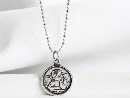 Wholesale Guardian Angel 925 Sterling Silver Clavicle Necklace Online Sale