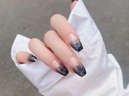 Wholesale Dark Flame Nail Patch For Cheap