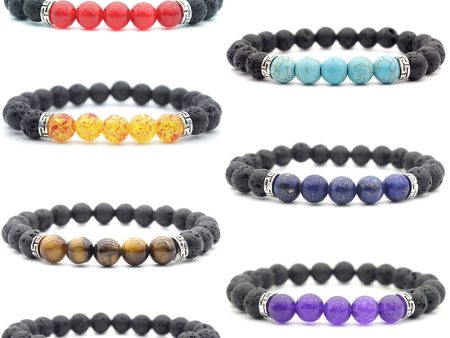 Wholesale Volcanic Stone Beaded Bracelets Online Sale