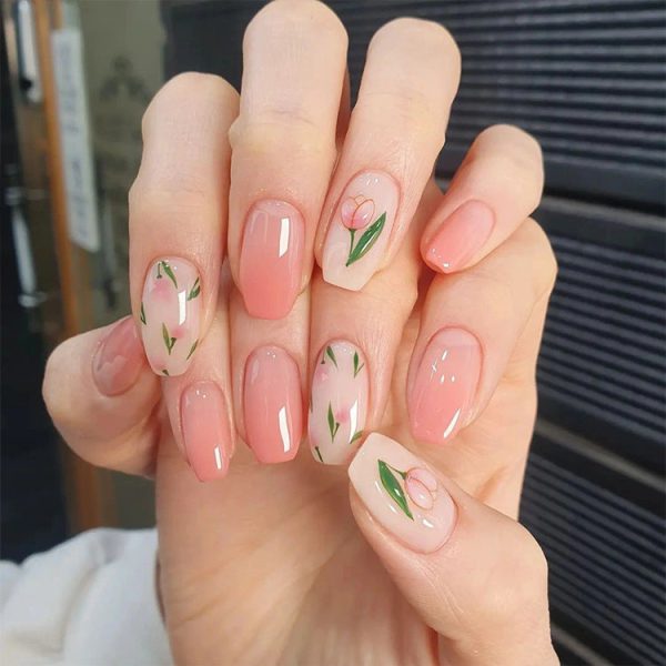 Wholesale Paper Small Flowers Petals Leaves Nail Art Stickers on Sale