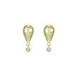 Wholesale 14k Gold Synthetic Gemstone Alloy Earrings Hot on Sale