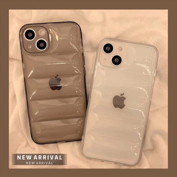 Wholesale for Iphone14 Transparent Down Jacket Mobile Phone Case TPU Fashion