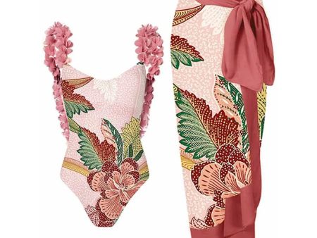 Wholesale Vintage Ruffle Polyester Swimwear Discount