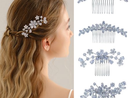 Wholesale Zircon Flower Alloy Hair Clips Online Hot Sale