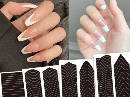 Wholesale French Edge-assisted Nail Stickers Supply