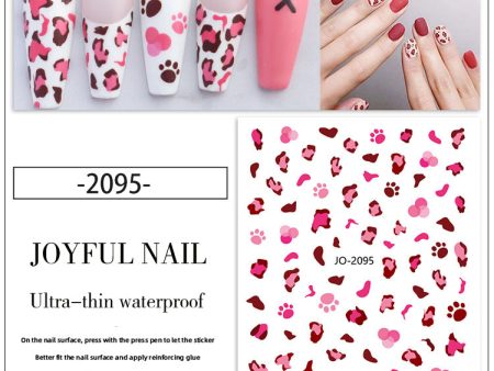 Wholesale Leopard Print Resin Nail Enhancement For Sale