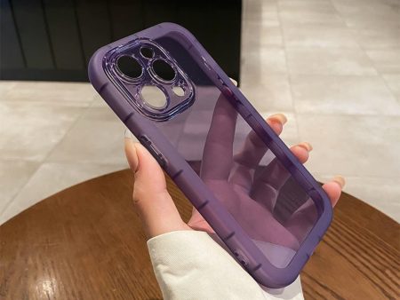 Wholesale Suitable For Iphone13 14pro TPU Dark Purple Transparent Mobile Phone Case Online