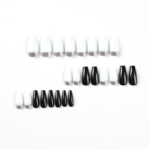 Wholesale Black and White Contrasting Color Manicure Glue Supply