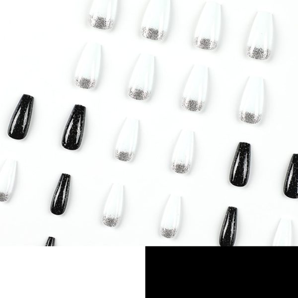 Wholesale Black and White Contrasting Color Manicure Glue Supply