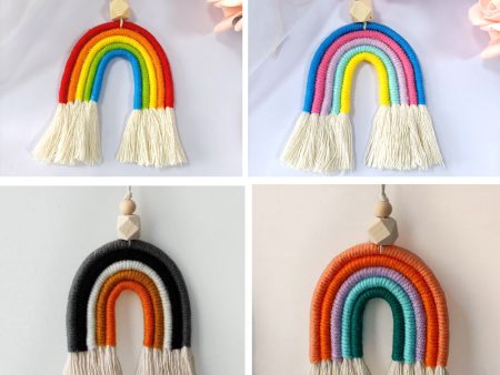 Wholesale Yarn Mini Rainbow Pendant For Discount