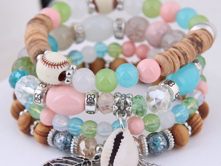 Wholesale Bohemian Shells Alloy Bracelet Hot on Sale