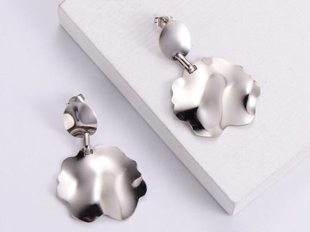 Wholesale Earrings Stainless Steel Flower Cluster OLY-ES-AIMILUO001 Cheap